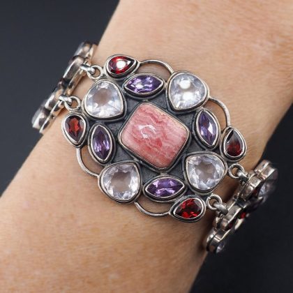 Nicky Butler Sterling Silver Gemstone Bracelet