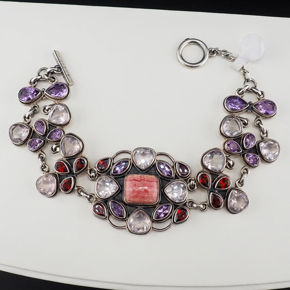 Nicky Butler Sterling Silver Gemstone Bracelet - Image 3