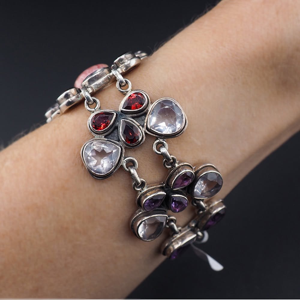 Nicky Butler Sterling Silver Gemstone Bracelet - Image 2