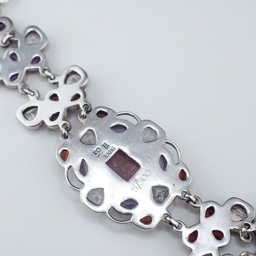 Nicky Butler Sterling Silver Gemstone Bracelet - Image 4