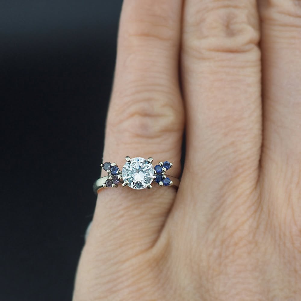 14-18K Gold Tanzanite Ring - Size 5 - Image 2